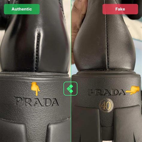 how to tell if prada heels are real|Prada sole identification.